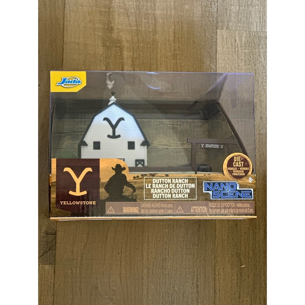 Jada Toys Nano Scene Yellowstone Dutton Ranch Die-Cast Diorama Set 36402 NEW